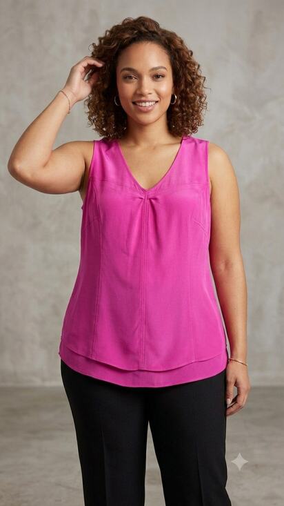 Banana Republic Tops - NWT Banana Republic 100% Silk Tank Top XL Pink